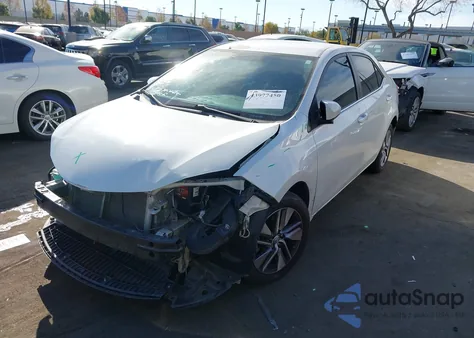 2015 Toyota Corolla Le Eco Plus из США, поврежденный, VIN 5YFBPRHE1FP200246